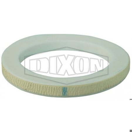 Dixon Cam and Groove Envelope Gasket, 4 in Nominal, PTFE, Domestic 400GTFWB
